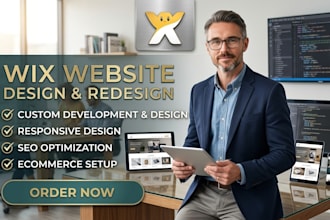 design a wix website, redesign a wix website, revamp a wix website, edit wix