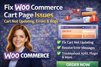 fix woocommerce cart page issues cart not updating, errors and bugs