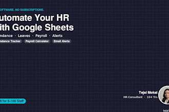 automate your HR attendance, leave and payroll tracking using google sheets