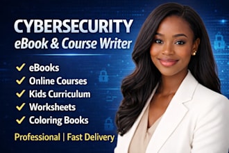 do cybersecurity ebook online course content ebook formatting course creation
