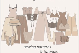 create digital sewing patterns and pattern grading for clothing