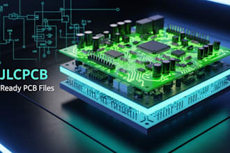 pcb layout gerber bom jlcpcb fabrication pcb design schematic board
