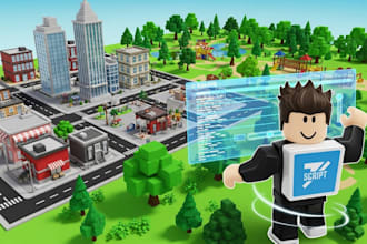 build a custom roblox game, map, roblox script, roblox studio, full game