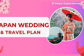 help plan your japan honeymoon and pre wedding trip