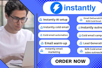setup instantly ai smartlead ai instantly ai clay com for cold email campaign