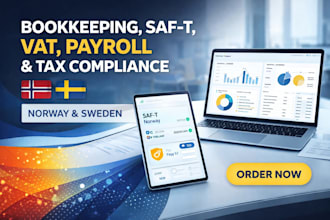 do norway sweden bookkeeping saf t vouchers vat payroll and tax compliance