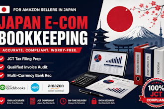 do amazon japan ecommerce bookkeeping jct tax filing and bank reconciliation
