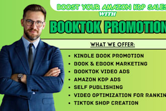 do book promotion with booktok video ads amazon kdp ads kindle promotion