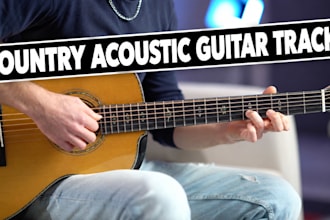 produce a professional country piano and guitar instrumental