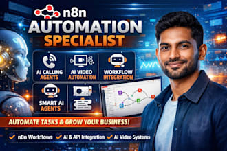 n8n automation specialist n8n ai agent ai calling agent ai video automation