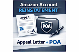 write a custom poa appeal letter for suspended seller accounts