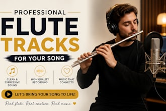 record professional flute tracks for your song