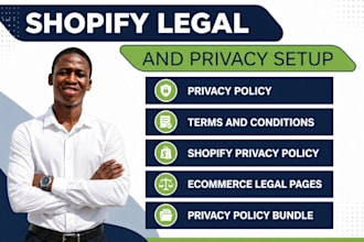 create shopify legal pages, privacy policy, terms and conditions