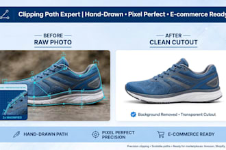 do clipping path background removal  image resizing amazon ebay product upload