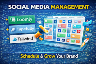 schedule manage your social media post via vitally typefully tall loomly