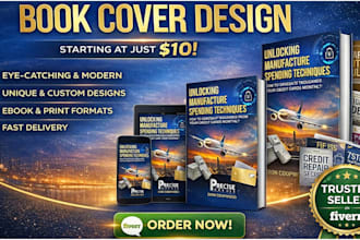 do book and ebook cover design, diy book cover, kindle cover, paperback for kdp