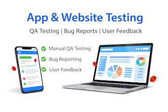 do app, website and game testing with detailed QA feedback and review QA testing