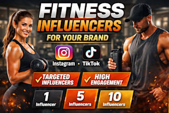 find fitness influencers on instagram tiktok for your brand