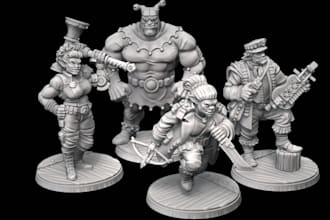 sculpt 3d miniatures warhammer 3d helment scale model figurines for 3d printing
