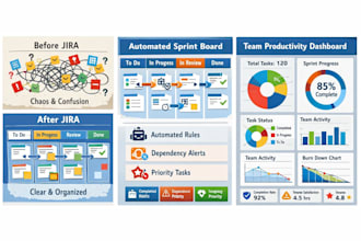 optimize jira sprint planning, workflows, automation and team visibility