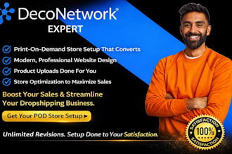 setup design, optimize your deconetwork store, deconetwork print on demand setup