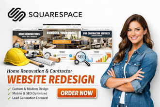redesign home renovation website remodeling service website contractor website