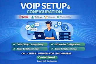 setup verified twilio telnyx vonage magnusbiling zoiper did number call queue