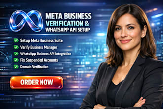 setup meta business suite verify business manager or whatsapp business api
