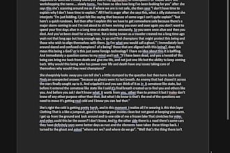 do my best to build a portfolio to help advance myself,