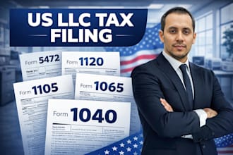 file form 5472, 1120, 1065, and 1040 for your US llc