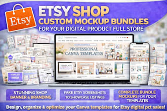 design organize optimize your canva templates for etsy digital product sales