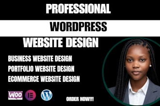 design a modern wordpress website