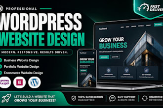design a modern wordpress website