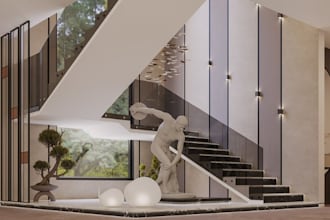 do 3d staircase design, 3d basement, stairs handrails,3d spiral staircase design