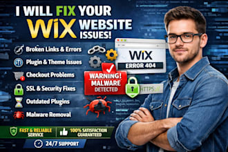 fix wix broken links plugin theme checkout problems SSL astra pro plugin malware