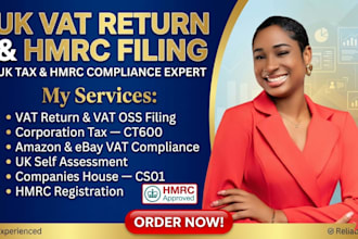 do UK vat return, hmrc filing, vat oss, amazon vat and ct600