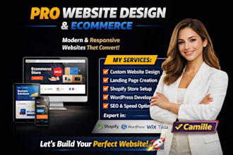design landing page wix onepager readymag pagexl pagefly sitew website design