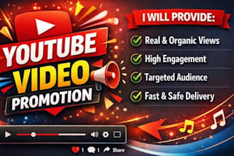 do youtube promotion video promotion for channel growth organically