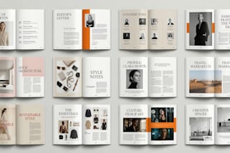 do an awesome editorial, magazine design