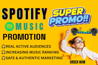 do organic spotify promotion for music growth,real listeners