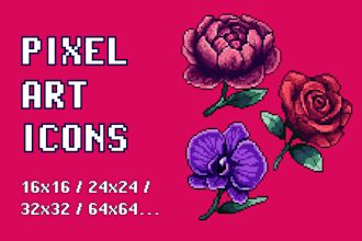 create high quality pixel art icons for your game