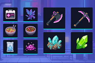 create high quality pixel art icons for your game