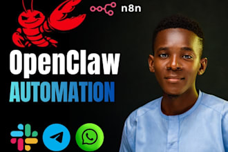 build openclaw, moltbook, clawdbot and n8n automation