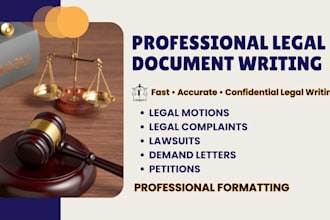 professionally format your legal documents for court filing