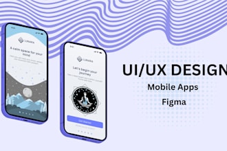 design a mobile app UI for ios in figma