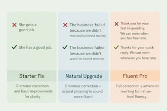 correct your english text and make it sound more natural
