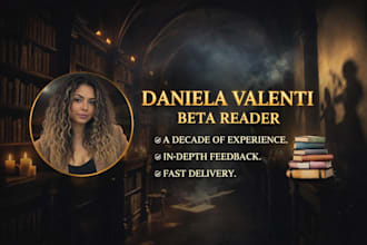 beta read your romance book and give you excelente feedback