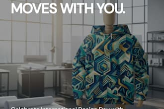 design premium all over print geometric streetwear for you