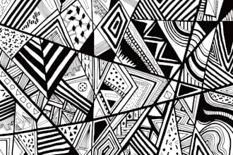 do seamless pattern design or geometric pattern