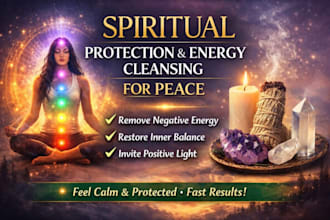 provide spiritual protection and energy cleansing for peace